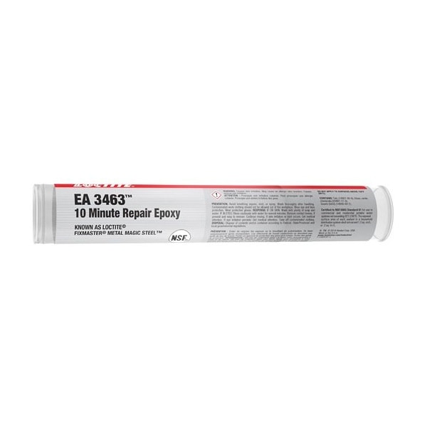 Henkel Specialty Purpose Epoxy Stick Putty Filler, Plumping Repair, Metallic Black, Stick EA 3463 4OZ/114GM IDH 209681 - main